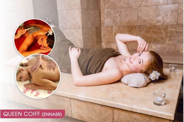 Hammam + Gommage + Enveloppement (savon Noir Café) + Massage relaxant au cabine (30 min)