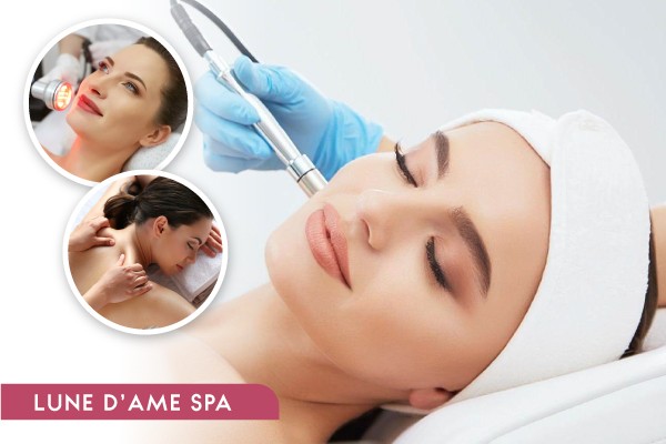 Hydrafacial + led thérapie + massage spécial dos